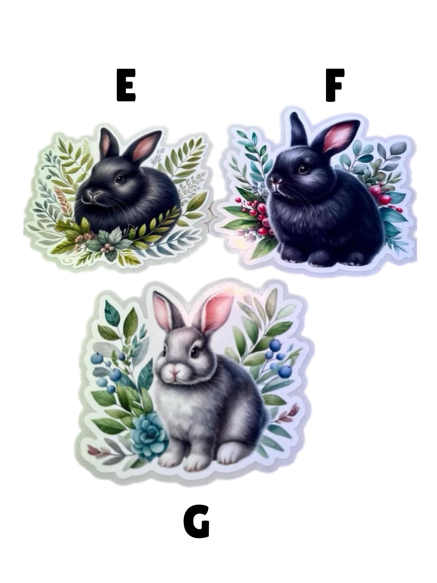 Bunny sticker - large