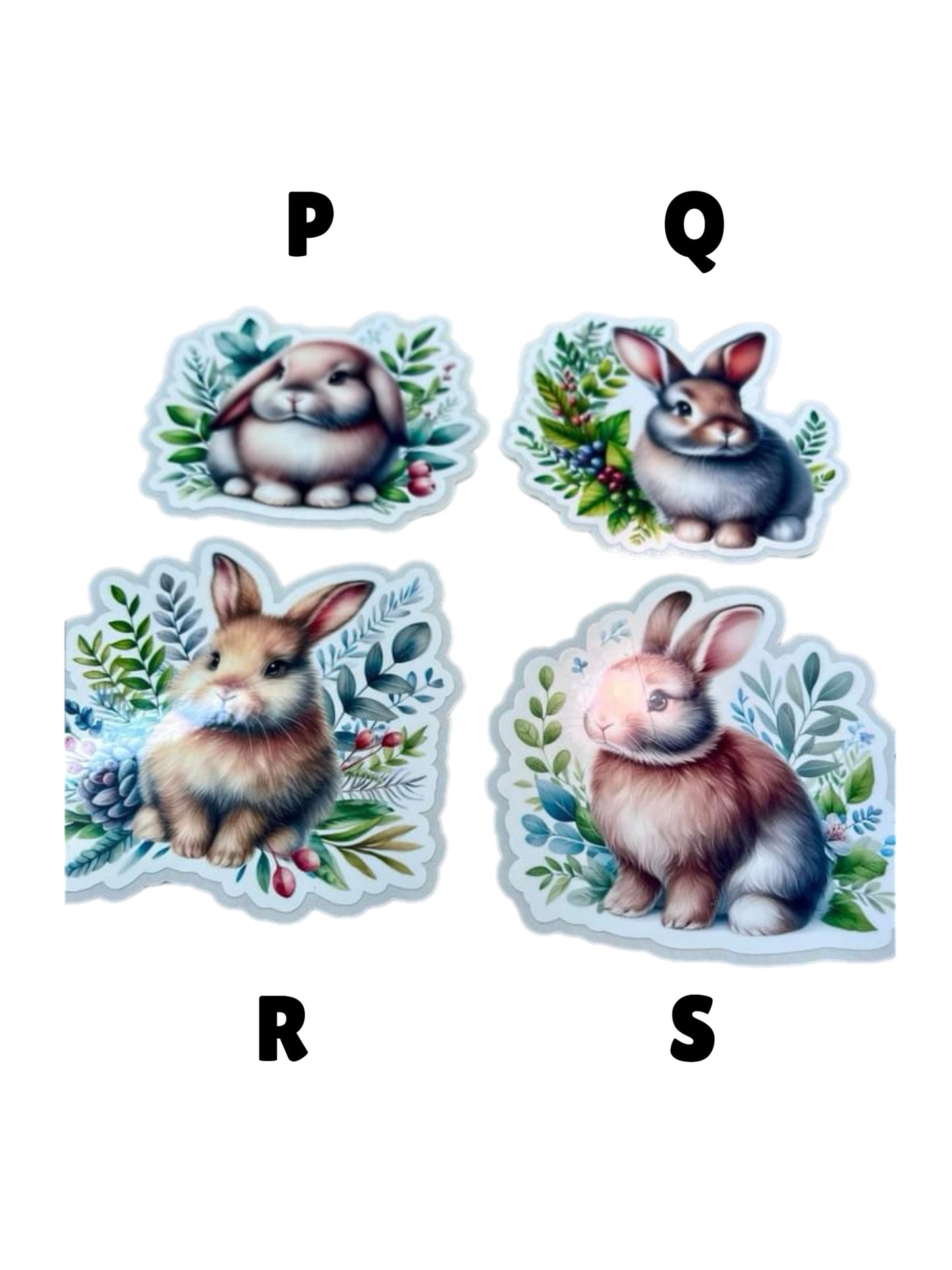 Bunny sticker - large