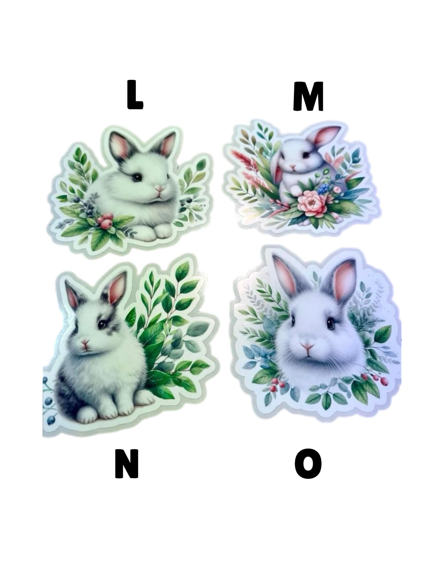 Bunny sticker - large