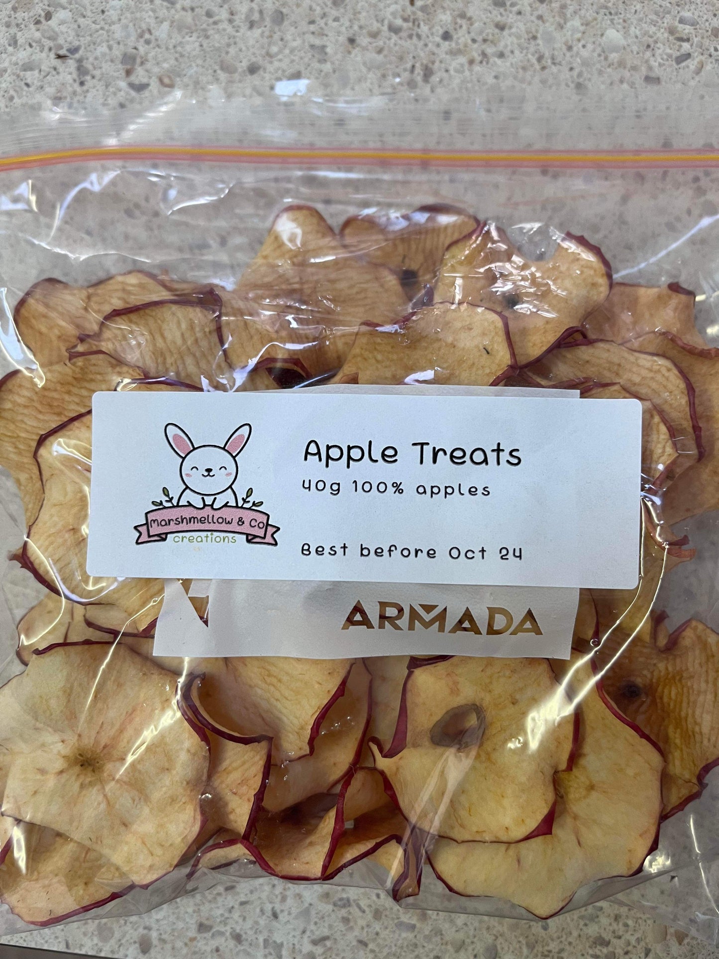 Apple ring treats - 40g