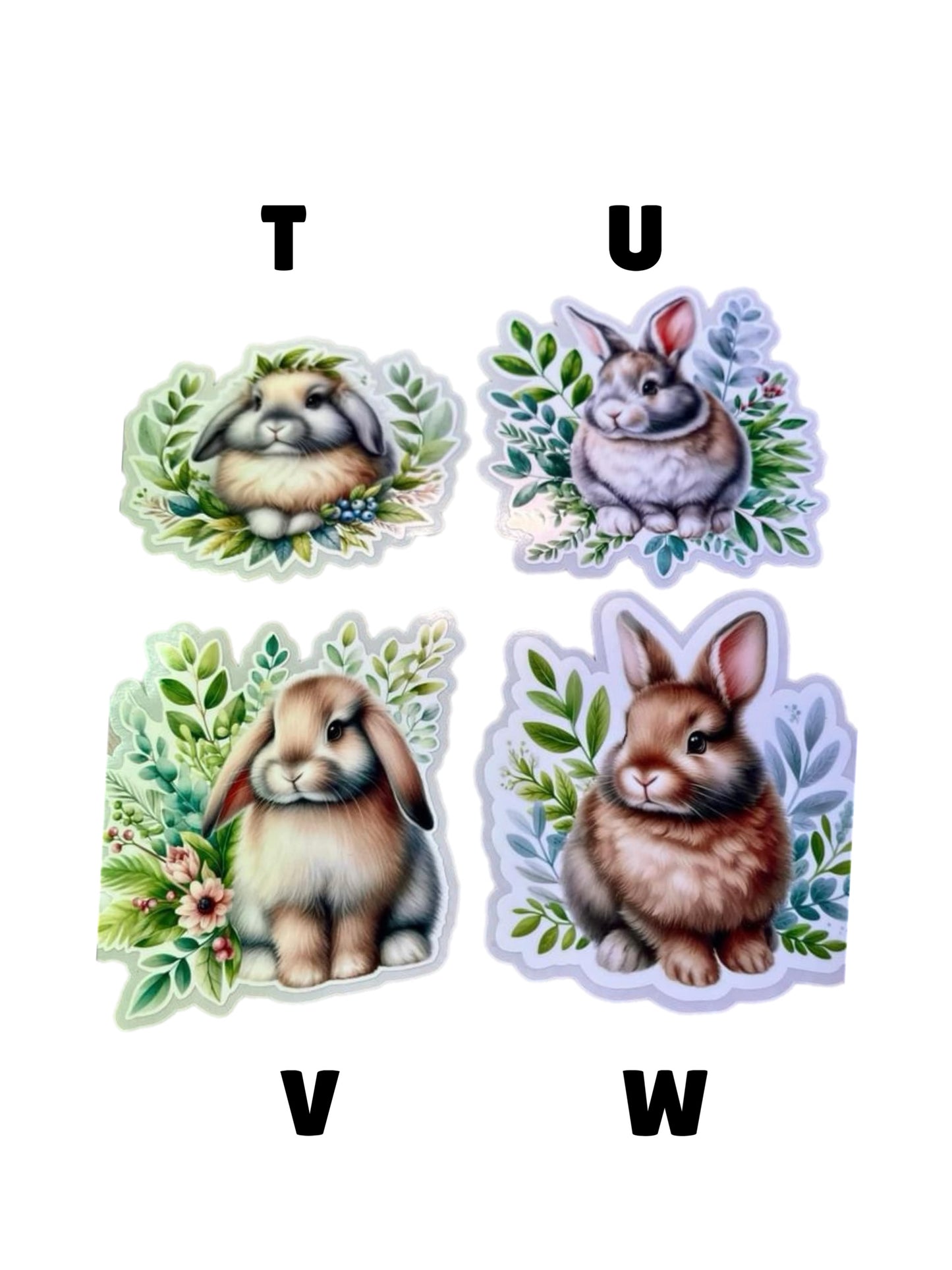 Bunny sticker - large