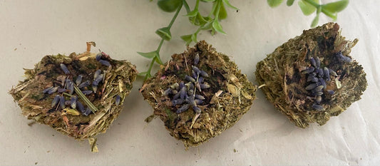 Blueberry, parsley and lavender haystacks (pack of 3)