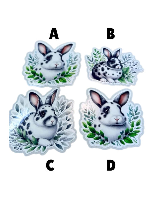 Bunny sticker - large