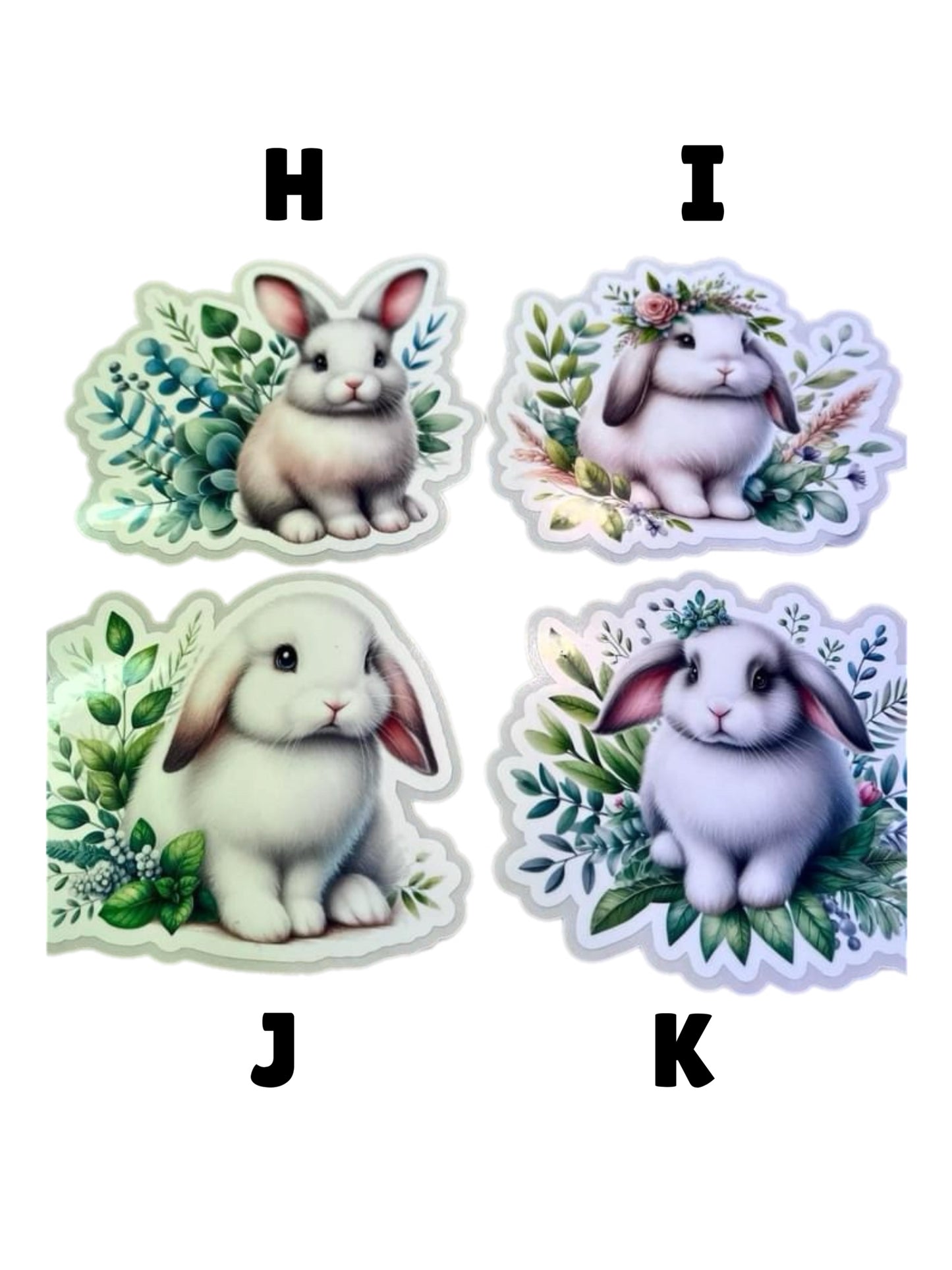 Bunny sticker - large